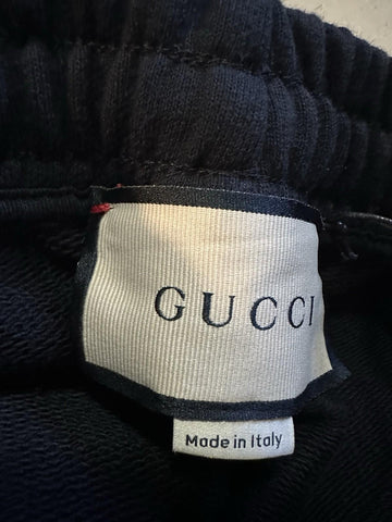 New $1100 Gucci Men Drawstring Track Pants Black Size S
