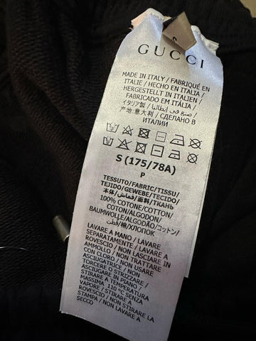 New $1100 Gucci Men Drawstring Track Pants Black Size S