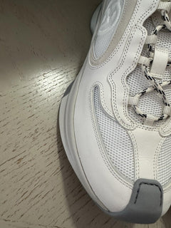 New Gucci Men GG Logo Sneakers Off White/Gray 10.5 US/10 UK 749785