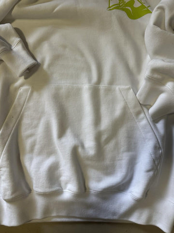 New  Gucci Men Jersey Hoodie Pullover Sweatshirt White XXL