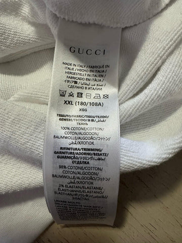 New  Gucci Men Jersey Hoodie Pullover Sweatshirt White XXL