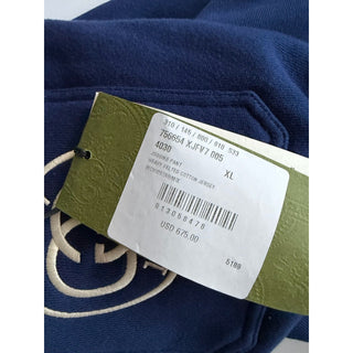Gucci Interlocking G 1921 Jogger Pants Blue Men XL 756654 XJFV7 NWT