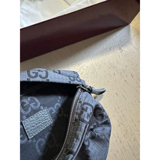 New Gucci Ripstoo GG Large belt bag Gray/Black Size 80/32 767934