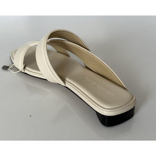 NIB $760 Bottega Veneta Calf Leather Mule Sandals Shoes Sea Salt 9.5 US 651374
