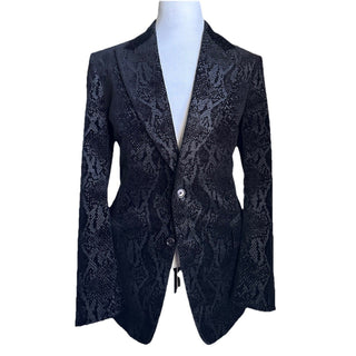 NWT $7250 TOM FORD Men Velvet Sport Coat Jacket Blazer Black 46 US/56 Eu Swit