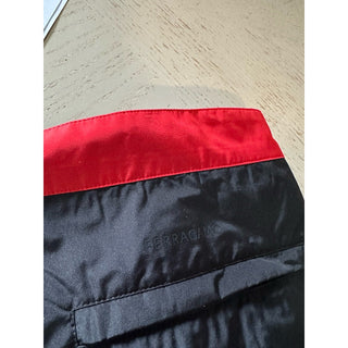 NWT $890 Ferragamo Men’s Swim Short Black/Red size 34 US/50 Eu Italy
