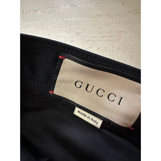 Gucci Men Cotton/Nylon Dress Pants Black 36 US/52 Eu New $1450