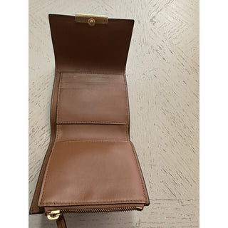 New $680 Bottega Veneta Women Wallet Brown 578752 Italy