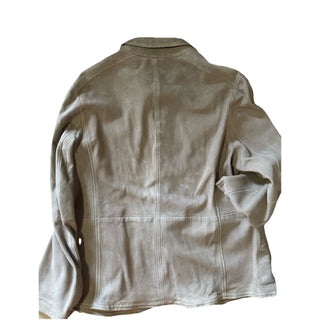 NWT $6500 Giorgio Armani Men’s Suede Jacket Blazer taupe-beige 44 US/54 Eu Italy