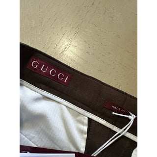 NWT $1100 Gucci Men Short Pants Brown Size 32 US/48 Eu ( Measured 34 )