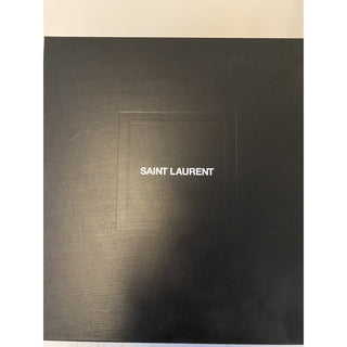 NWT $995 Saint Laurent Men Shaggy Felt Fedora Hat Black Size S Italy