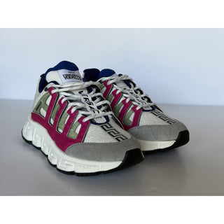 Versace Women’s Trigreca Barocco Sneakers White 9 US (39 Euro) Italy 1004182 NIB