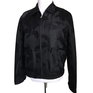 New $2690 Saint Laurent Zipped Raglan Jacket Coat Black 40 US ( 50 Eu ) Italy