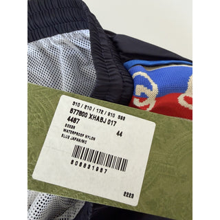 Gucci Men's Boxer Blue Nylon Swim Shorts 28 US (44 Euro) Italy 577800