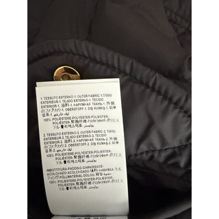 Versace Reversible Barocco Palm Quilted Jacket Black Gold 50 Euro 1022974 NWT