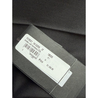 Versace Women's Black Safety Pin Wool Slim Pants 2 US (38 Eu) 1018021 NWT $1150