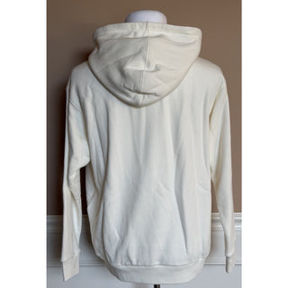 Gucci 1921 GG Logo Graphic Hoodie Ivory Cotton Sweatshirt Women’s S 863037 NWT