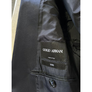 NWT $3795 Giorgio Armani Men Tuxedo Jacket Blazer Blue 42 US/52 Eu Italy