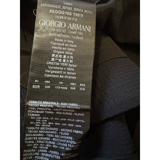 Giorgio Armani Men Dinner Suit Black 40R US/50R Eu New $6590