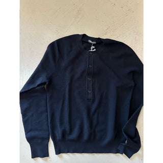 NWT $1790 TOM FORD Men’s Wool/Silk Crewneck Sweater Black Size 50 Eu/M Italy