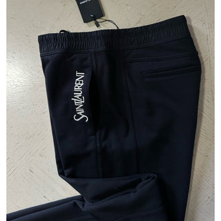 Saint Laurent Men Drawstring Jogging Sweatpants Pants Black L NWT $1100