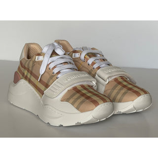 Burberry Women’s Teacup IP Check Sneakers 8.5 US (38.5) Italy 8112440 NIB $850