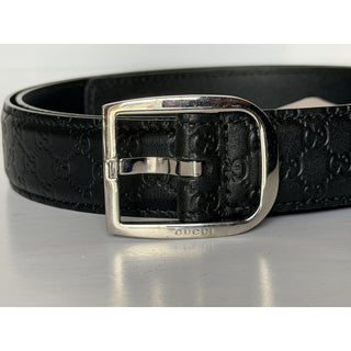Gucci Men’s Microguccissima Soft Leather Belt Black 115/46 510309 Italy NWT