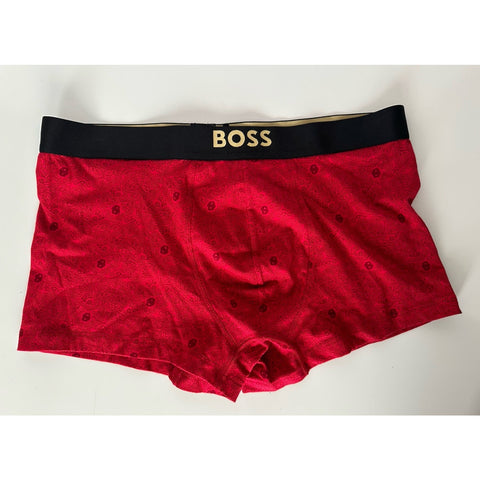 BOSS Hugo Boss Briefs Underwear L Logo Red NWT $30