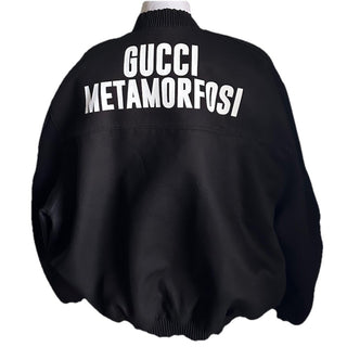 New $4600 Gucci Men Metamorfosi Oversized Jacket Black 50 Eu/40 US