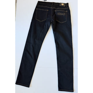 Versace Men’s Black Stretch Denim Jeans Size 36 US 1011841 NWT $950