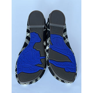 Burberry Baby Check Knit Ballet Flats Black Calico 7.5 US 37.5 8096867 NWT $655