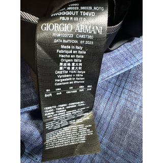 Giorgio Armani Men Sport Coat Jacket Blazer Blue 44R US/54R Eu Italy NWT $2695