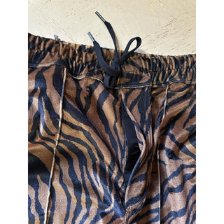 New $1590 TOM FORD Men Drawstring Track Pants Black/Brown Size 54 Eu/38 Italy