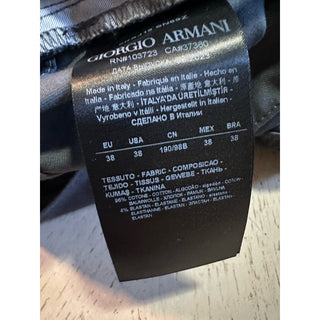 New Giorgio Armani Men’s Pants Jeans Gray Size 38 US Made In Italy