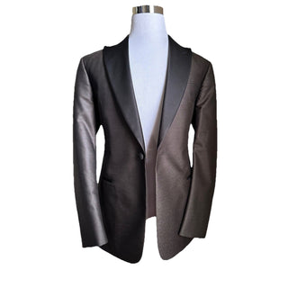Giorgio Armani Men Tuxedo Sport Coat Blazer Brown/Black 44R US/54R Eu NWT $3195