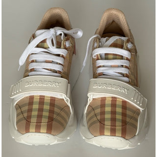Burberry Women’s Teacup IP Check Sneakers 8.5 US (38.5) Italy 8112440 NIB $850
