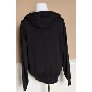 Versace Embroidered Wool/Silk Black Jacket with Hoodie 44 US (54) 1014506 NWT