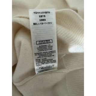Burberry Moira 100% Cashmere Turtleneck Sweater Vanilla Small 8091228 NWT $1250