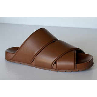NIB $1150 Bottega Veneta Men's Intrecciato Leather Sandals White 9 US 620298 IT
