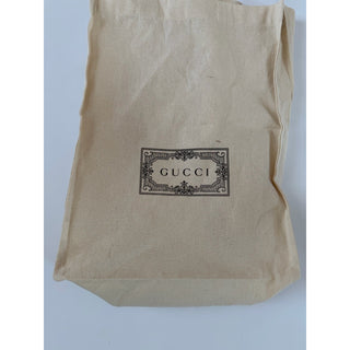 Gucci Cotton Cotton Beige Natural Reusable Shopping Tote Bag 13.5" x 10.5" India