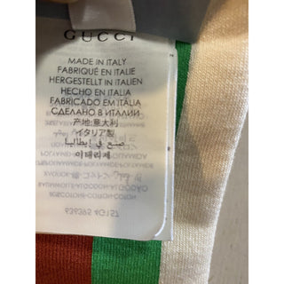 NWT Gucci NOT FAKE Socks With Stripe Red/ Green/Ivory Size M Italy