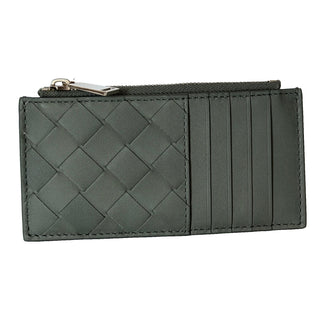 Bottega Veneta Men's Intrecciato Leather Card Case Slate 691379 Italy NIB $520