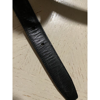 Ralph Lauren Mens Genuine Leather Belt Black 36/90 Italy