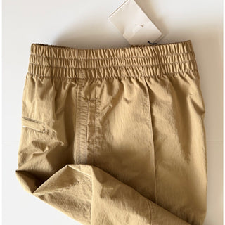 Bottega Veneta Nylon Pants Sesame Size 40 US (56 Euro) 679432 Italy NWT $1000