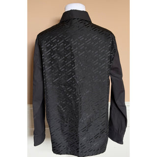 Versace Medusa Blouson Cotton Twill and Techno Black Jacket 42 US 1019187 NWT