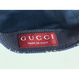 Gucci GG Shadow Jacquard Baseball Cap Blue Men L 817440 4HBDN NWT