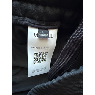 Versace Men's Chain Medusa Print Black Activewear Pants Large 1023099 NWT $1200