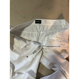 New $795 Giorgio Armani Men’s Pants Jeans White Size 32 Made In Italy