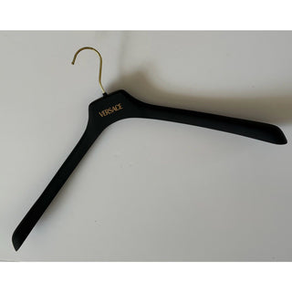 VERSACE Gray Plastic Suit/Jacket Hanger with Gold Hardware 19.8x7