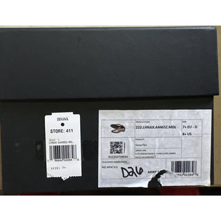 ZEGNA Derby Dress Shoes Brown 8.5 US/41.5 Eu Italy New $990